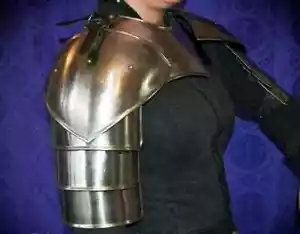 Mittelalter Ritter Schulter Rüstung Larp Gothic Stahl Cosplay Kostüm - Bild 1 von 6