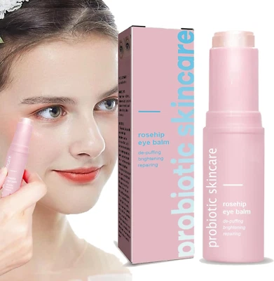 DMQ Brighten Eye Cream Stick,Rosehip Moisturizing Balm Stick,Hydrating Moisturizing,