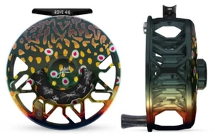 NEW ABEL ROVE 4/6 FLY REEL NATIVE BROOK TROUT-- FREE $130 LINE! - Picture 1 of 3