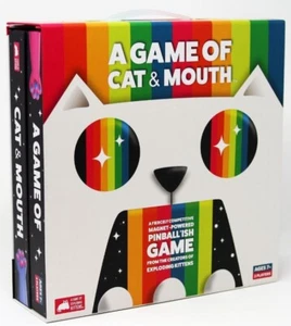 331332 A GAME OF CAT AND MOUTH MAGNET POWERED PINBALL STYLE GAME AGES 7+ - Foto 1 di 3