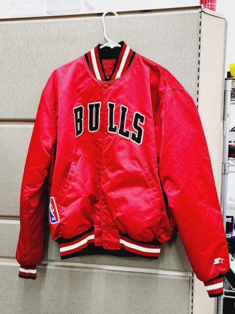 Vintage Starter Chicago Bulls NBA Satin Basketball Jacket Size XXXL 3X