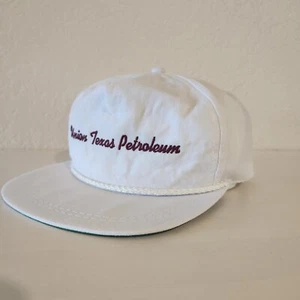 Union Texas Petroleum Vintage Rope Hat Strapback K Products Made In USA - Picture 1 of 9