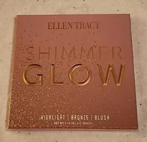 New ELLEN TRACY - SHIMMER/GLOW Complexion Palette - Highlight, Bronze & Blush - Picture 1 of 2