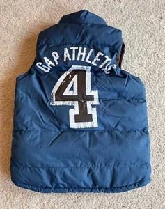 GAP Boys Youth 6-7 Puffer Vest Reversible Girls Unisex - Picture 1 of 4