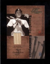CARLTON FISK 2004 DONRUSS CLASSICS LEGENDARY LUMBERJACKS BAT #050/100 BD5205