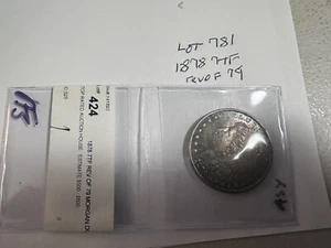 1878-P Reverse of 1879 7TF Morgan Silver Dollar Nice Gem BU UNC Lot#781 - Picture 1 of 6