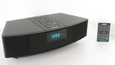 Bose Wave Radio AM FM Stereo Digital Alarm Clock Bundled Remote AWR1-1W - Image 1 of 4