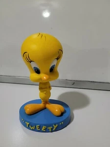 1999 Warner Bros Studio Store Tweety Mini Bobble Head Exclusive Looney Tunes - Picture 1 of 6