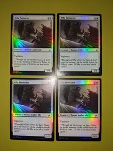 FOIL Affa Protector x4 Battle for Zendikar 4x Playset Magic the Gathering MTG - Picture 1 of 1