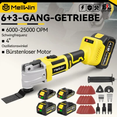 Akku Multifunktionswerkzeug Oszillierende Schleifgerät Multi-Tool Für 18V Makita - Bild 1 von 4