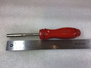 SSDMR4A ENCAJABLE - ROJO, MANGO DURO, DESTORNILLADOR DE TRINQUETE/SIN BROCAS-USA-BONITO- - Imagen 1 de 10