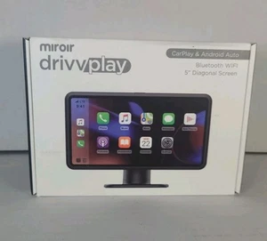 Miroir Drivvplay Apple Carplay & Android Auto Bluetooth Wifi 5" Touch Screen - Bild 1 von 10