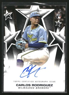 2025 Topps Baseball Stars Autographs #BSACR Carlos Rodriguez Auto - Image 1 of 2