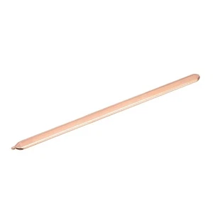 Copper Flat Heat Pipe for Cooling Laptop CPU GPU Heatsink 240mm x 8mm x 3mm - Afbeelding 1 van 5