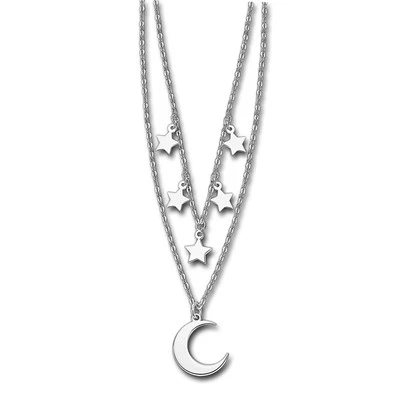 LOTUS Collana Argento Stelle Luna 925 Argento Trendy JLP3258-1-1 - Immagine 1 di 4