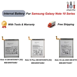 OEM Li-ion Internal Battery Replacement For Samsung Galaxy Note 10 10+ 10 Lite - Picture 1 of 4