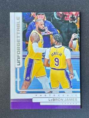 LeBron James 2024-25 Panini Photogenic Unforgettable Lakers #3 - Image 1 of 2