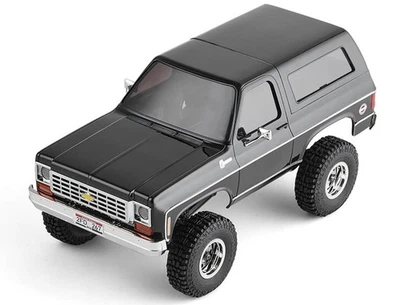 FMS FCX24 1:24 SCALE CHEVROLET K5 BLAZER READY TO RUN MICRO RC CRAWLER - BLACK - Image 1 of 4