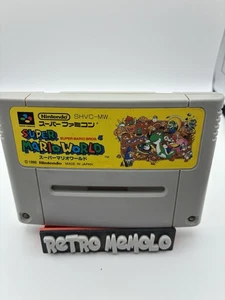 Super Mario World - Juego Super Famicom - Auténtico Probado y Funcionando - Vendedor de EE. UU. - Imagen 1 de 2