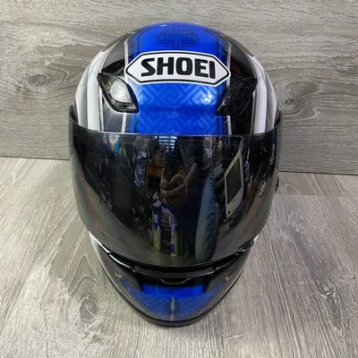 Casco Shoei RF 1000 Talla XXS 6 3/8-6 1/2 Gráficos Azul Negro Ventilado Cara Completa🔥 Foto 1 de 4
