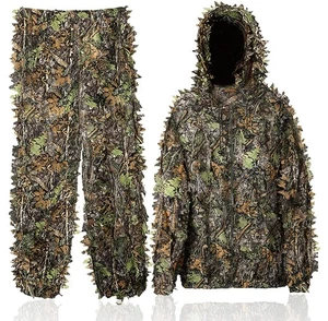 Favuit Ghillie Suit, 3D Leafy Camo Suits Lightweight Hunting Camouflage Cloth... - Picture 1 of 9
