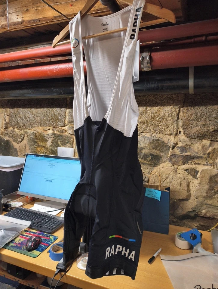 Baberos de entrenamiento Rapha W's Pro Team abiertos XS ORG $ 250,00 Foto 1 de 3