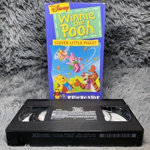 Disney Winnie the Pooh: Friendship: Clever Little Piglet VHS 1997 Kids Cartoon - Picture 1 of 8