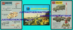 Corgi Toys Rocket Age Gift set Land Rover set of 3 A4 posters leaflets signs - Picture 1 of 1
