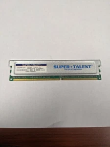 512 MB Super Talent DDR 400 512 MB PC3200 CL3 RAM D32PA12H - Picture 1 of 2