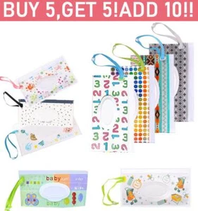 2024 NEW Wet Wipes Bag Box Accessories Case Cosmetic Pouch Stroller Baby Product - Picture 1 of 52