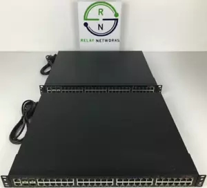 LOT OF 2 Brocade ICX6430-48P 48-Port 1 GbE Switch PoE+ PoE CONFIGURED/TESTED - Picture 1 of 9