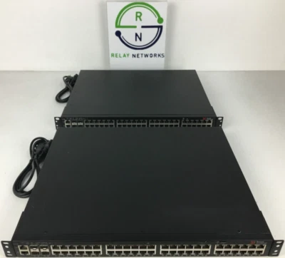 LOT OF 2 Brocade ICX6430-48P 48-Port 1 GbE Switch PoE+ PoE CONFIGURED/TESTED - Image 1 of 4