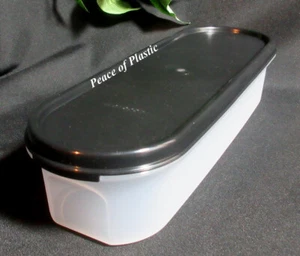 Tupperware Nuevo Modular Mates #1 Super Ovalado y Sello 3.5 Tazas Sello Negro - Imagen 1 de 2