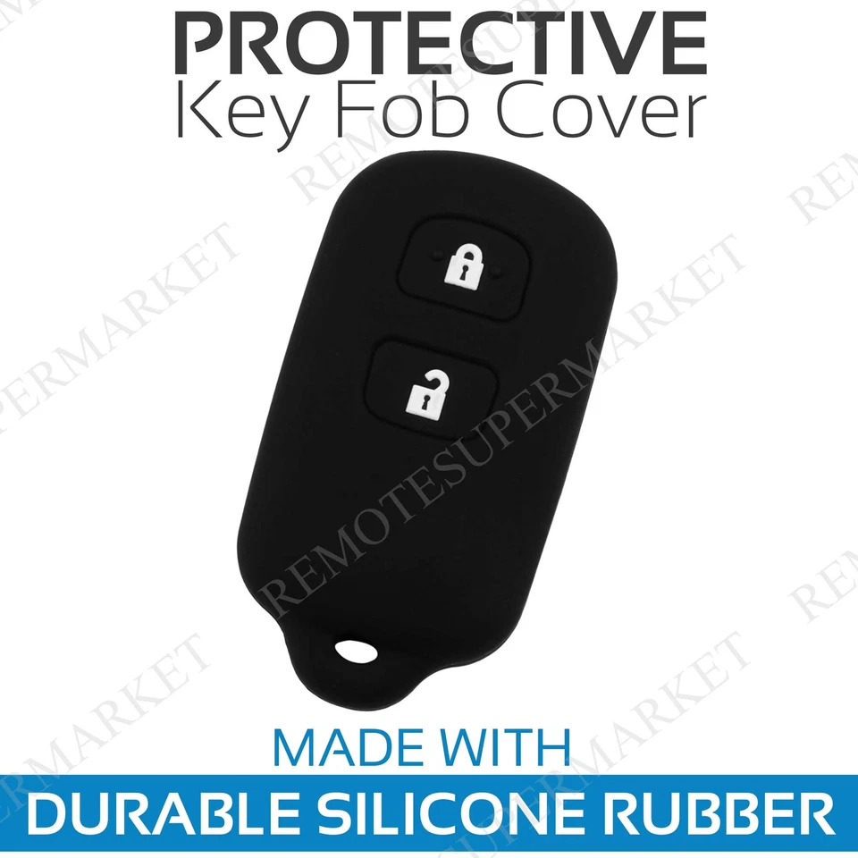 Key Fob Cover For 2001 2002 2003 2004 Toyota Rav4 Remote Case Skin Jacket Foto 1 de 1