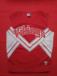 Mädchen Varsity Cheerleader Wikinger Größe 34 rot Uniform Outfit Top  - Bild 1 von 5
