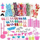 88PCS BARBEI DOLL DRESSES SHOES &amp; JEWELLERY CLOTHES FASHION ACCESSORIES UK