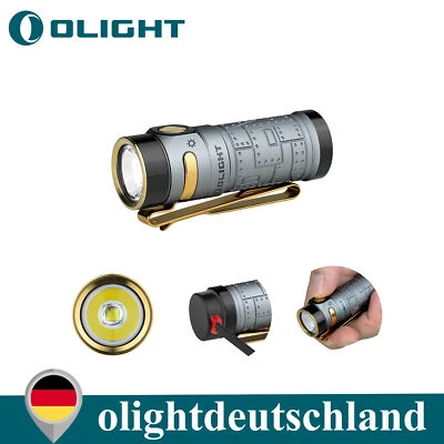 Olight Baton 4 aufladbare Taschenlampe 1300 Lumen 170 Meter IPX 8- Fighter Pilot - Bild 1 von 4