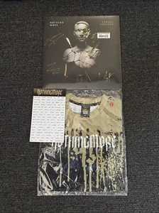 Nothing More - CARNAL SIGNED IN Gold SEALED Vinyl W/ SHIRT&MAGNETS - Picture 1 of 5