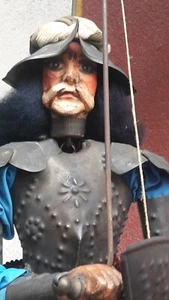 Pupo Siciliano Marionetta Burattino D'Epoca - Imagen 1 de 13