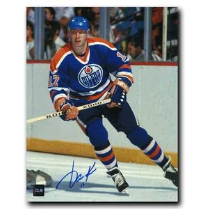 Jari Kurri Edmonton Oilers Autographed Action 8x10 Photo - Picture 1 of 1