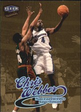 1998-99 Ultra Gold Medallion Sacramento Kings Basketball Card #99G Chris Webber