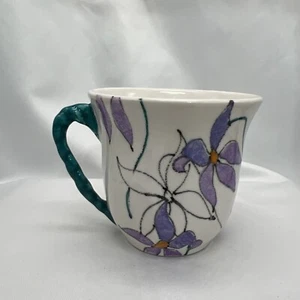 Taza de té Ernestine Salerno Italia firmada 731 usada en excelente estado rara difícil de encontrar - Imagen 1 de 10