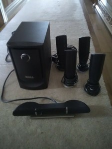dell speaker system powered subwoofer