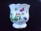 Vintage Ardalt Lenwile china butterfly, strawberries bowl vase, Japan, preowned