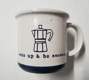 Wake Up & Be Awesome 16 Unzen Kaffeebecher Marktfunde neu mit Etikett - Bild 1 von 8