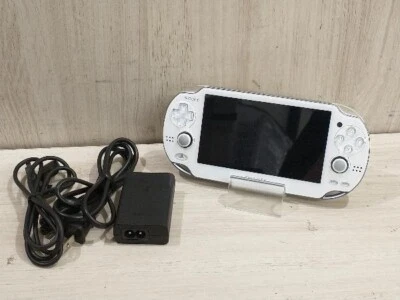 【Bueno】 Consola Sony PS Vita Cristal Blanco PCH 1000 ZA02 con Cargador USADA F/S Foto 1 de 4