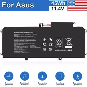 Battery for Asus ZenBook UX305 U305 UX305C UX305FA UX305CA U305LA 45Wh C31N1411 - Picture 1 of 12