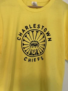 Charlestown Chiefs Retro Logo T Shirt - Picture 1 of 4