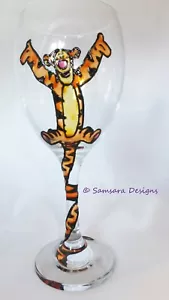 Tigger Wein Gin Bierglas Geschenk Bilderbuch Buntglas Disney - Bild 1 von 7