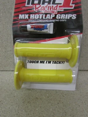 TORC1 AMARILLO MX HOTLAP EMPUÑADURAS Y PEGAMENTO SUZUKI RM85 RM125 RM250 RM370 RM500 RM Foto 1 de 2